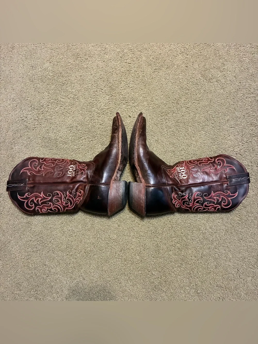 Tony Lama 100th Anniversary Centennial 1911-2011 Western Cowboy Boots Size 7B